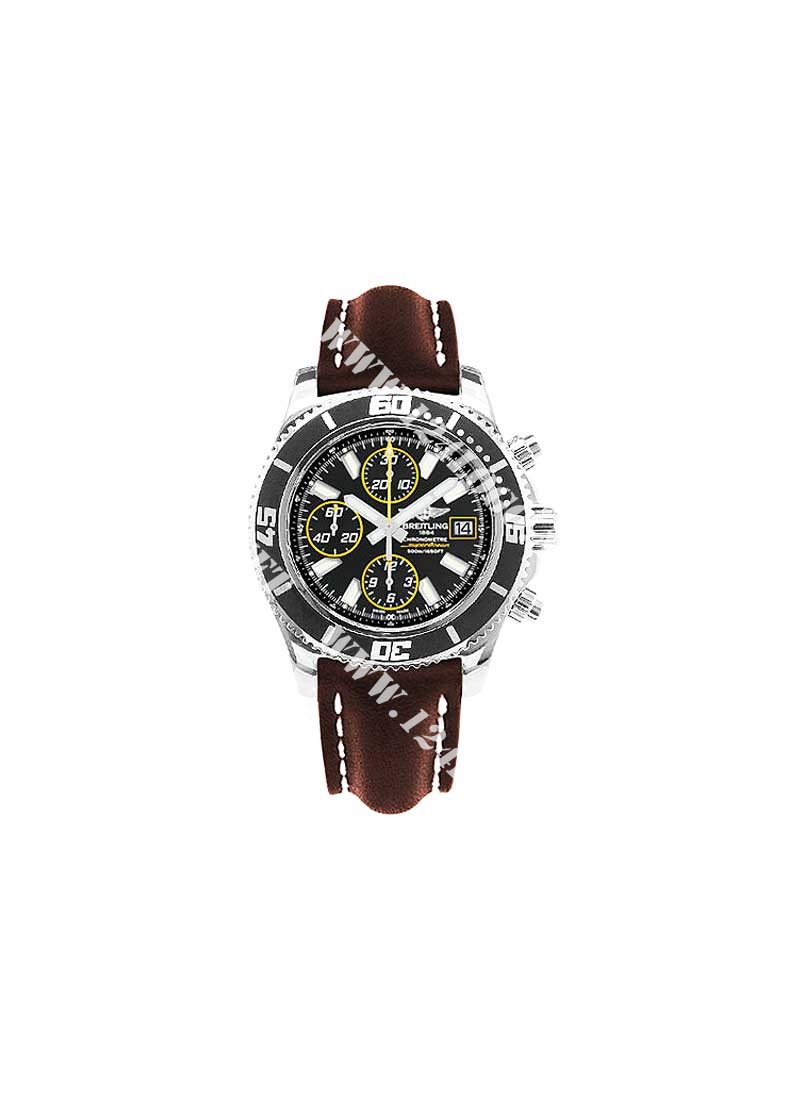 Replica Breitling Superocean Abyss-Chronograph A13341A8/BA82 leather brown folding
