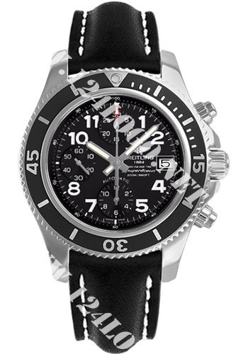Replica Breitling Superocean Chronograph-Series A13311C9/BE93 leather black tang
