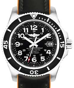 replica breitling superocean ii steel a17365c9/bd67 superocean black orange tang watches