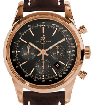 replica breitling transocean chronomatic rb015212/bb16 leather brown deployant watches