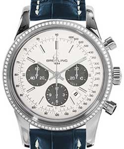 replica breitling transocean chronograph series ab015253/g724 croco blue tang watches