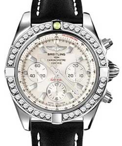 replica breitling windrider chronomat-b01 ab011053/g684 leather black tang watches
