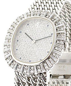 Replica Audemars Piguet Ladys Diamond Watches White-Gold-Bracelet 