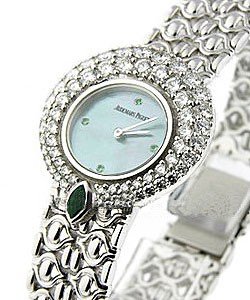 Replica Audemars Piguet Ladys Diamond Watches White-Gold-Bracelet 67215BC.E.0922BC.01