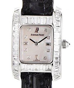Replica Audemars Piguet Ladys Diamond Watches White-Gold-Strap 77189BC.ZZ.D001CR.01