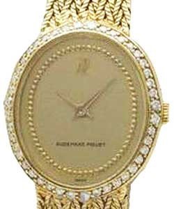 Replica Audemars Piguet Ladys Diamond Watches Yellow-Gold-Bracelet 14591