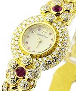 Replica Audemars Piguet Ladys Diamond Watches Yellow-Gold-Bracelet 67006BA.RR.1047BA.01