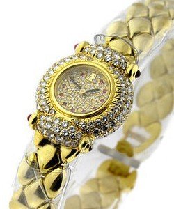Replica Audemars Piguet Ladys Diamond Watches Yellow-Gold-Bracelet 66857BA.RR.1046BA.02