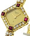 replica chopard classique ladys yellow-gold-with-diamonds  watches