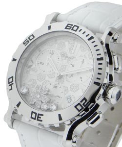 replica chopard happy snowflakes round-steel 288499 3004 watches