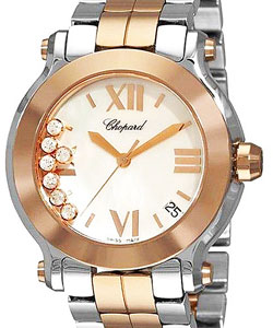 replica chopard happy sport round-2-tone-on-bracelet 278488 9002 watches