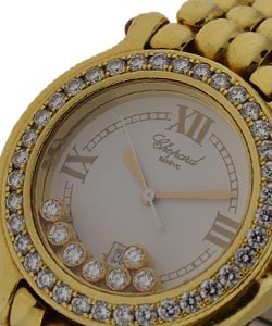 replica chopard happy sport round-yellow-gold 27/6144 21/11 watches