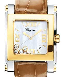 replica chopard happy sport square-2-tone 288471 4001 watches