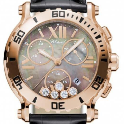 replica chopard happy sport ii rose-gold 283581 5007 watches