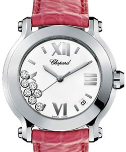 replica chopard happy sport ii steel-on-strap 278475 3001 pink watches