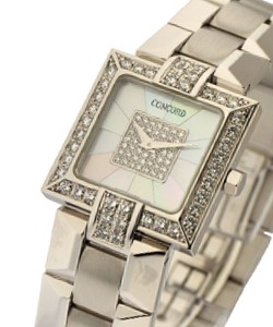 replica concord la scala square-white-gold 0308933 watches