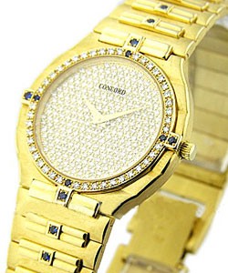 replica concord mens close outs yellow-gold concordroundglod watches
