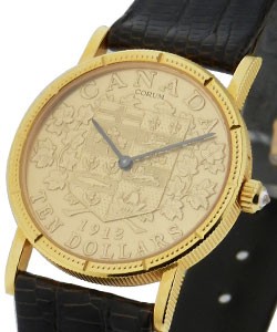 replica corum gold coin watch ladies-on-strap 5514756 watches