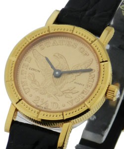 replica corum gold coin watch ladies-on-strap 3034756 watches