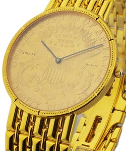 replica corum gold coin watch mens-on-bracelet 62022.955501 watches