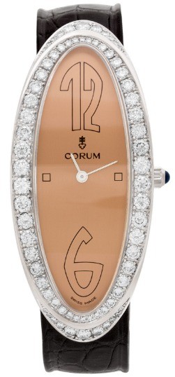 replica corum ladys oval-white-gold 137.310.69/0000 pm15 watches