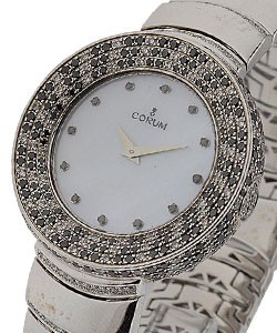 replica corum round ladies white-gold courm_round_white watches