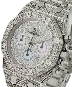 replica audemars piguet royal oak chronograph-steel-39mm 25960bcaftermarketdiamonds watches