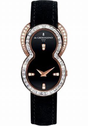 replica de grisogono be eight rose-gold beeights25d watches