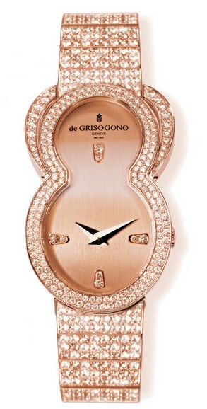replica de grisogono be eight rose-gold beeights10b1 watches