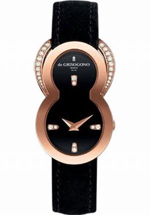 replica de grisogono be eight rose-gold be eight s02 watches
