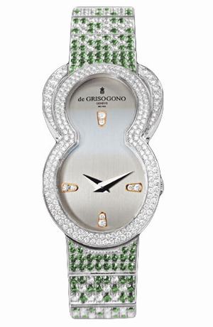 replica de grisogono be eight white-gold beeights09b4 watches