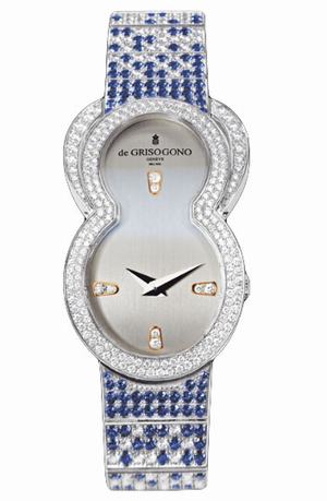 replica de grisogono be eight white-gold beeights09b2 watches