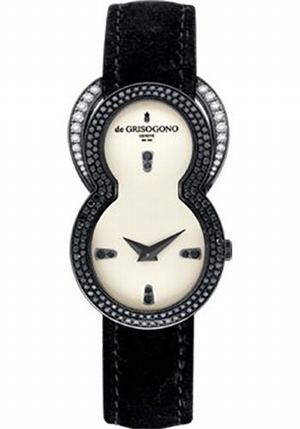 replica de grisogono be eight white-gold be eight s08 watches