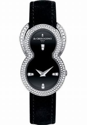 replica de grisogono be eight white-gold be eight s07 watches