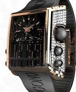 replica de grisogono meccanico dg meccanico dg s01 55.9mm in rose gold with diamonds meccanicodgs01 meccanicodgs01 watches