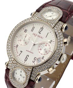 replica delaneau 3 time zone chrono white-gold gtc077 wg gl175 c watches