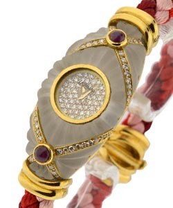 replica delaneau jeweled ladies collection white-gold delenau_lady_12 watches