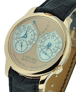 replica fp journe chronometre resonance rose-gold resonanceroserose watches
