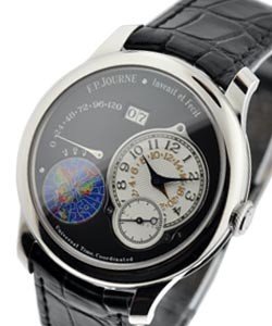 replica fp journe octa utc octa utc in platinum with black dial octa_utc octa_utc watches