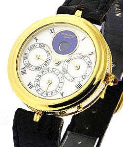 replica gerald genta perpetual calendar yellow-gold  watches