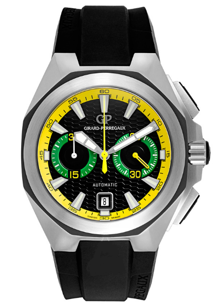 replica girard perregaux chrono hawk steel 49970 11 1302sfk6b watches