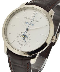 Replica Girard Perregaux Vintage 1966 Day Date Moonphase Vintage 1966 Full Calendar Moonphase in White Gold 49535 53 152 BK6A 49535 53 152 BK6A