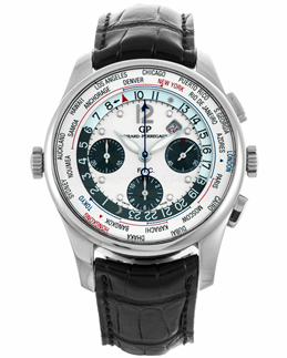 replica girard perregaux world time chrono-steel 49805.11 watches