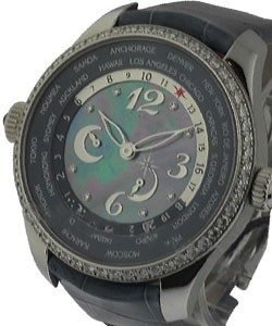 replica girard perregaux world time ladys-steel 49860d 11 a461 ck4a watches