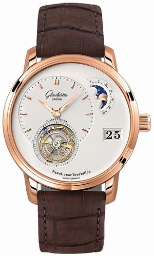 replica glashutte pano series panomaticlunar-rose-gold 1 93 02 05 05 05 watches