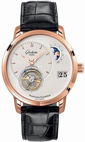 replica glashutte pano series panomaticlunar-rose-gold 1 93 02 05 05 04 watches