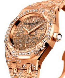 replica audemars piguet royal oak ladys rose-gold-with-diamonds 67617or.zz.1235or.01 watches