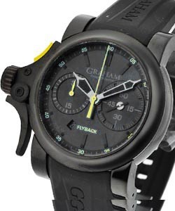 replica graham chronofighter trigger flyback chronofighter trigger flyback 46mm in black pvd stainless steel 2trab.b11a 2trab.b11a watches