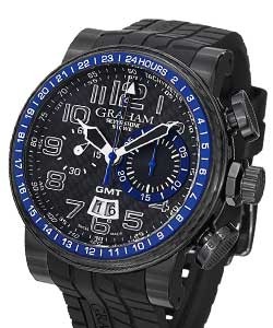 Replica Graham Grand Silverstone Stowe-Racing-Steel-with-Carbon-Bezel 2BLCB.B30A