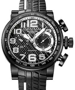 Replica Graham Grand Silverstone Stowe-Racing-Steel-with-Carbon-Bezel 2BLDC.B34A